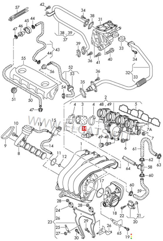 06D906051A Датчик давления топлива Volkswagen Passat B6 3C2 2005г. - фото №7