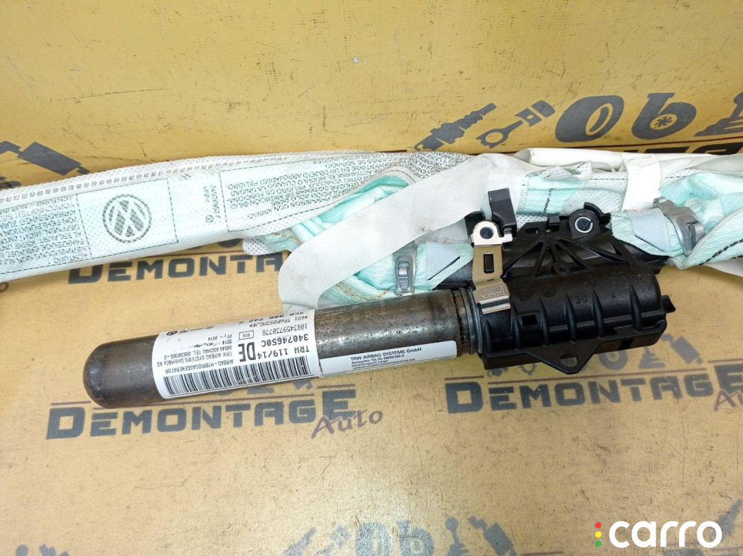 3C0880742G Подушка безопасности правая Volkswagen Passat B7 365 2014г. - фото №2