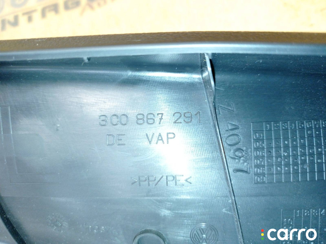 3C0867291 Обшивка стойки левая Volkswagen Passat B7 365 2014г. - фото №11
