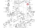 8D0199307P Кронштейн двигателя левый Volkswagen Passat B5 3B6 2001г. - фото №8