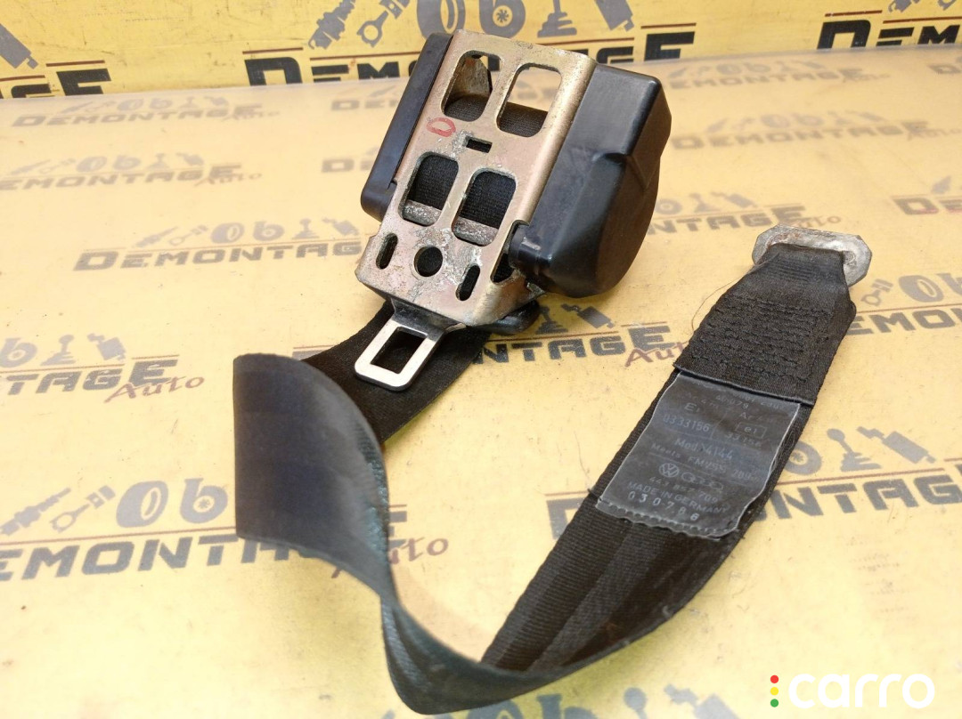 443857709 Ремень безопасности задний Audi 100 C3 443 1986г. - фото №4