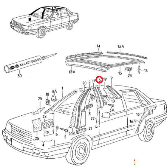 443867241 Обшивка стойки задняя левая Audi 100 C3 443 1986г. - фото №10