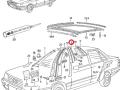 443867241 Обшивка стойки задняя левая Audi 100 C3 443 1986г. - фото №10