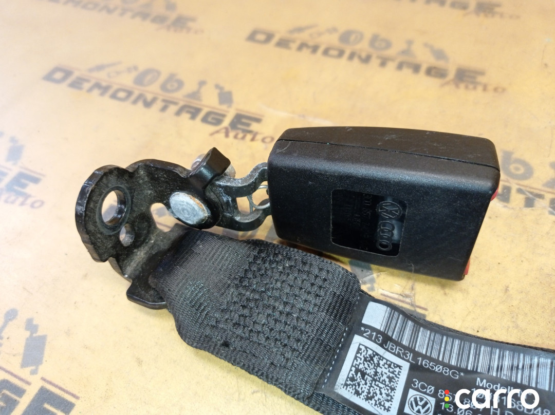 3C0857807H Ремень безопасности средний задний Volkswagen Passat B6 3C5 2008г. - фото №2