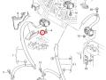 4F0857791A Направляющая ремня безопасности левая Audi A6 C6 4F2 2007г. - фото №6