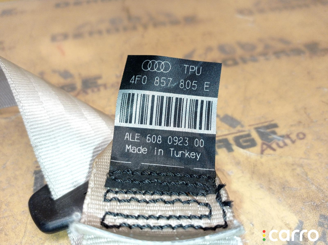 4F0857805E Ремень безопасности задний Audi A6 C6 4F2 2007г. - фото №9