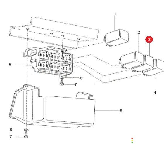 377906383 Реле топливного насоса Volkswagen Pointer 2004г. - фото №5