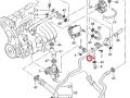 06B121065AA Трубка системы охлаждения Audi A4 B6 8E2 2001г. - фото №9