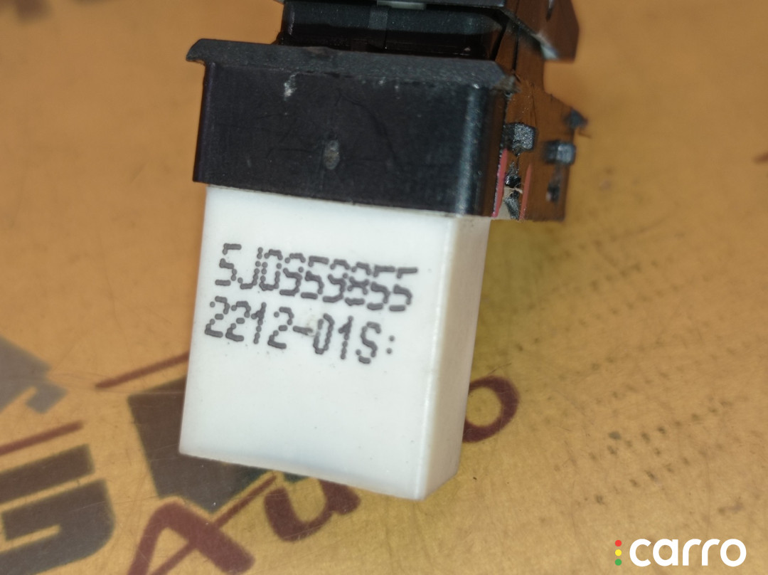 5J0959855 Кнопка стеклоподъемника Skoda Superb 3T5 2012г. - фото №7