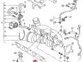 06J253709 Кронштейн коллектора Skoda Superb 3T5 2012г. - фото №5