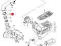 1K0129654AP Воздуховод воздушного фильтра Skoda Superb 3T5 2012г. - фото №6