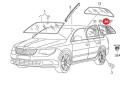 3T9845209AD Стекло двери заднее левое Skoda Superb 3T5 2012г. - фото №10