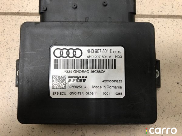 4H0907801E Блок управления стояночного тормоза Audi A7 C7 2012г. - фото №3