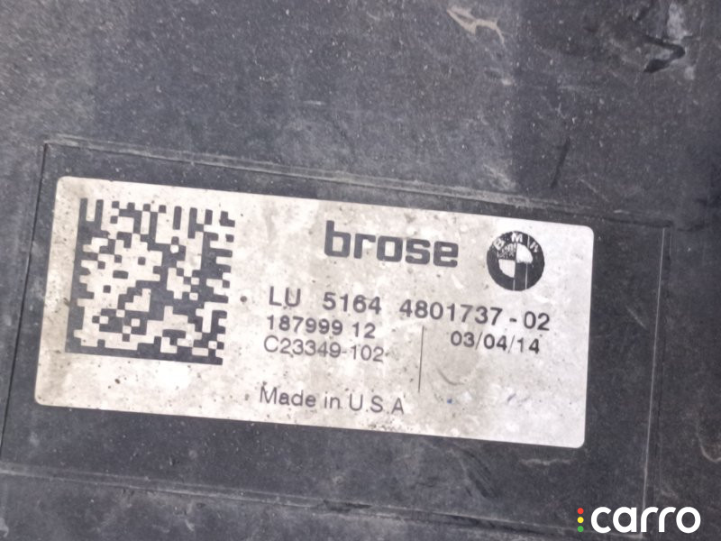 51747343798 Дефлектор радиатора левый BMW X5 M 50D F15 2014г. - фото №5