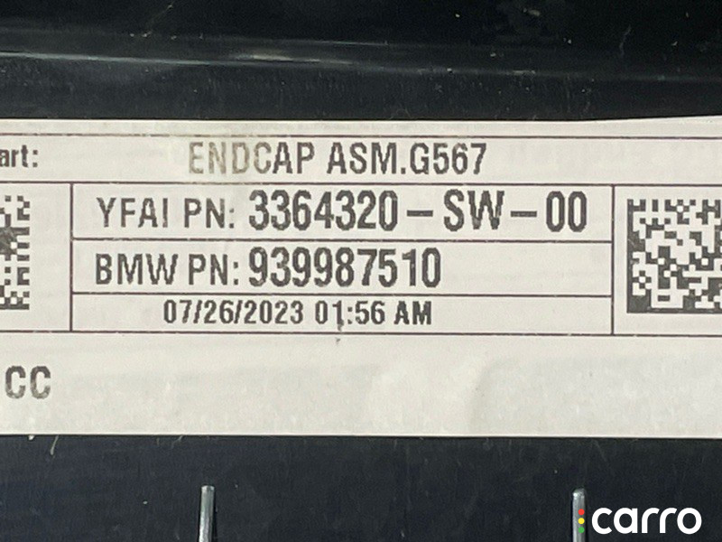 51169399875 Накладка консоли задняя Bmw X5 G05 - фото №7
