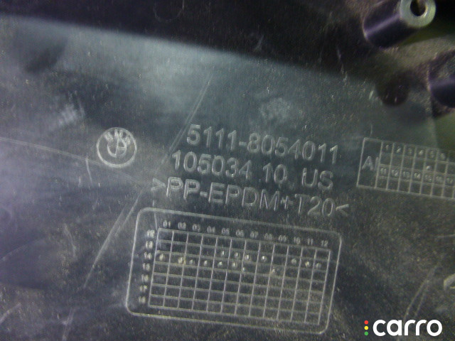51118054011 Накладка переднего бампера под номер BMW X5 F15 - фото №4