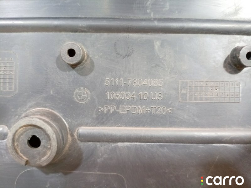 51117304085 Накладка переднего бампера под номер BMW X5 F15 - фото №9