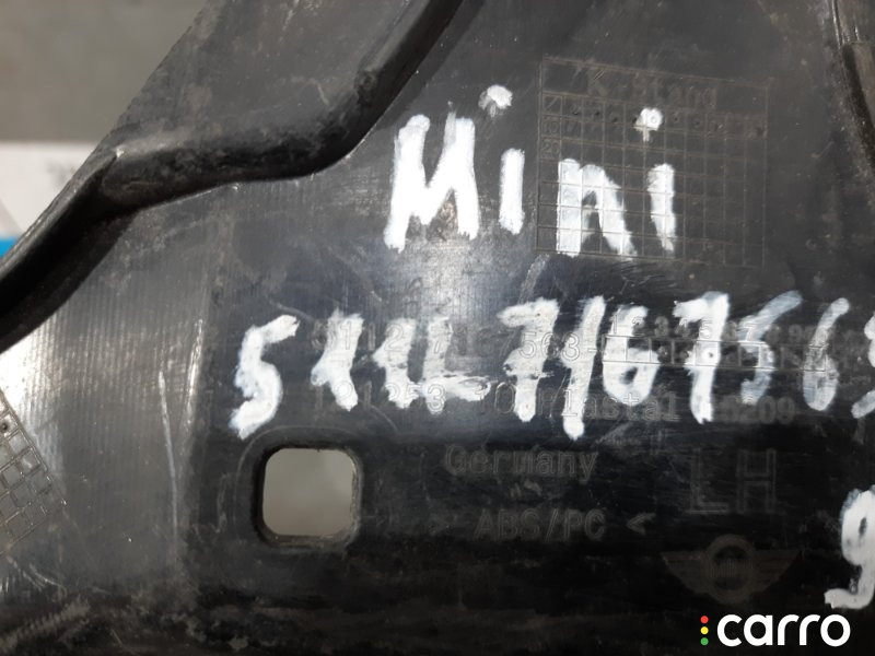 51127167563 Кронштейн заднего бампера левый Mini Clubman R55 - фото №6