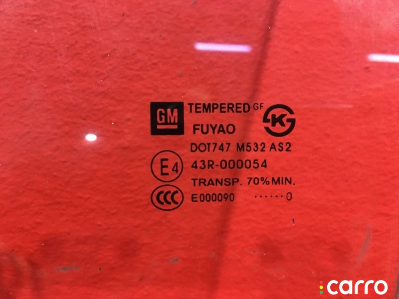 96690110 Стекло заднее левое Chevrolet Spark M300 2012г. - фото №6