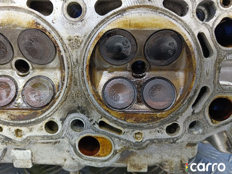 MD332658 Головка блока цилиндров левая Mitsubishi Galant 8 1997г. - фото №7