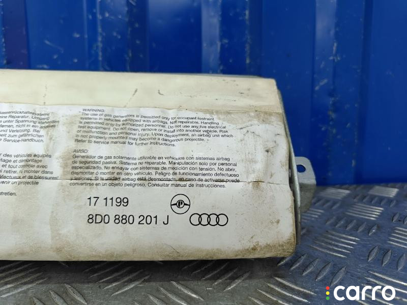 8D0880201E Подушка безопасности пассажира Audi A4 B5 1998г. - фото №4