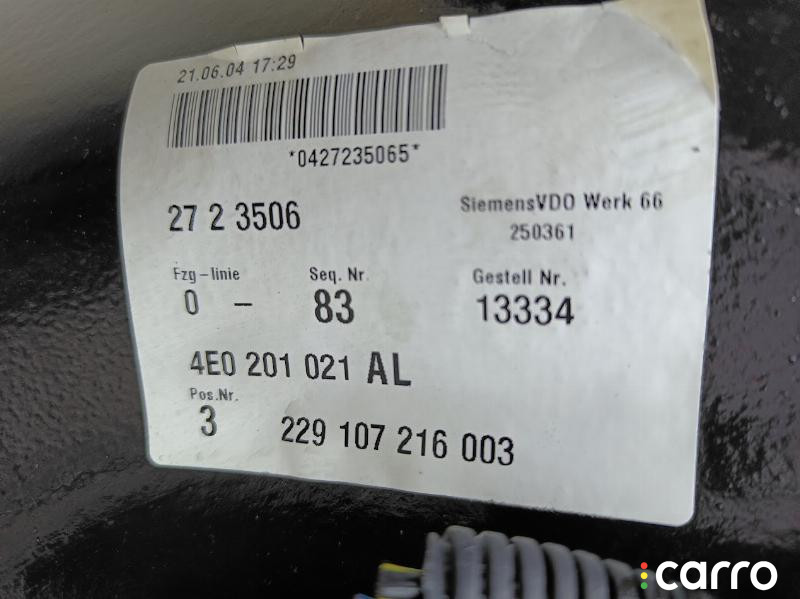 4E0201060F Топливный бак Audi A8 D3 2004г. - фото №5