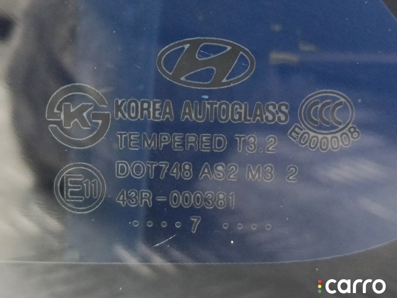 878102H000 Форточка задняя левая Hyundai Elantra HD 2007г. - фото №2