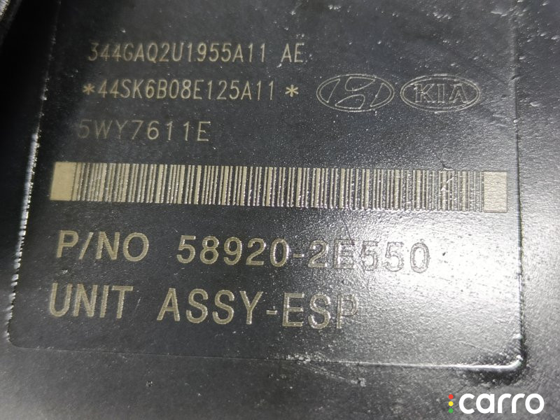 589202E550 Блок ABS Hyundai Tucson JM 2006г. - фото №3