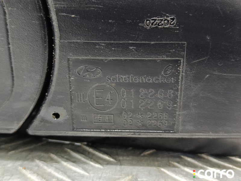 876112E220 Зеркало левое Hyundai Tucson JM 2006г. - фото №9