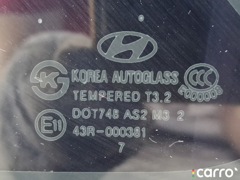 878102H000 Форточка задняя левая Hyundai Elantra HD 2008г. - фото №2