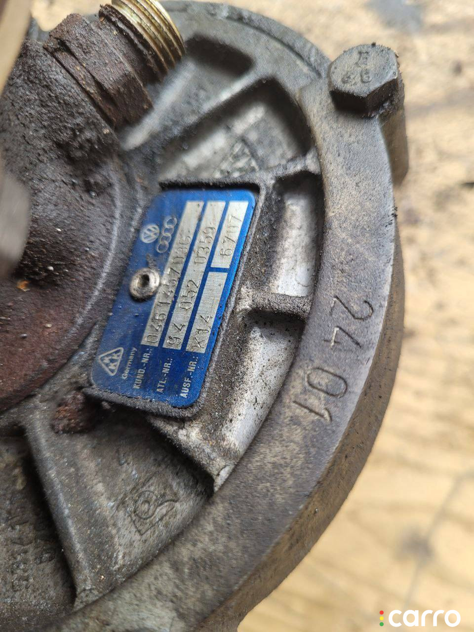 046145703G Турбина Audi A6 C4 1995г. - фото №4