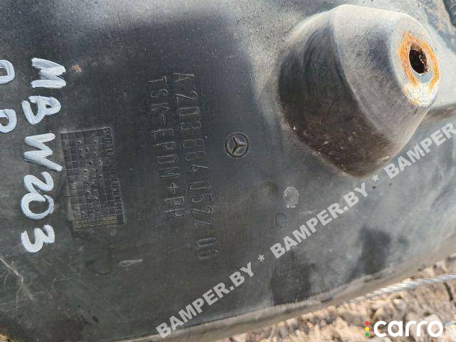 A203884052206 Защита арок (подкрылок) передний левый Mercedes-Benz C W203/S203/CL203 2004г. - фото №1