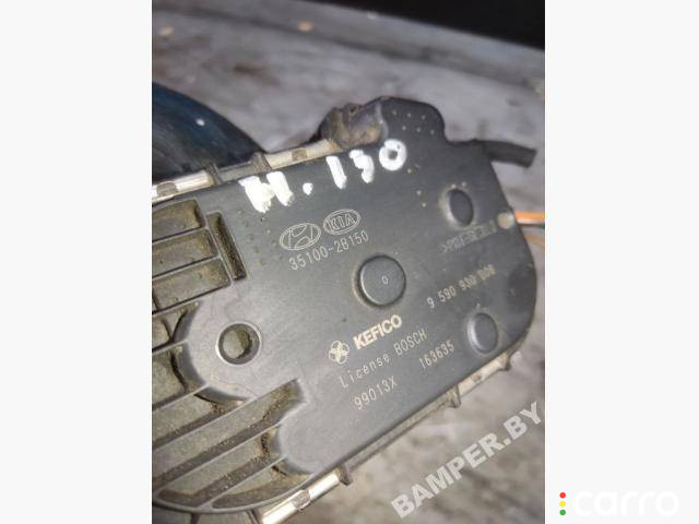 351002B150, 9590930008 заслонка дроссельная Hyundai i30 FD 2010г. - фото №3