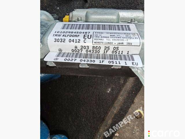 A2038602505 подушка безопасности двери передняя левая Mercedes-Benz C W203/S203/CL203 2004г. - фото №2