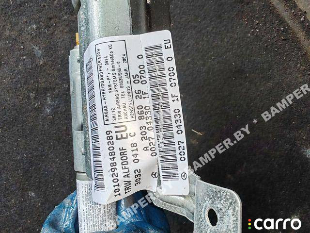 A2038602605 подушка безопасности двери передняя правая Mercedes-Benz C W203/S203/CL203 2004г. - фото №2