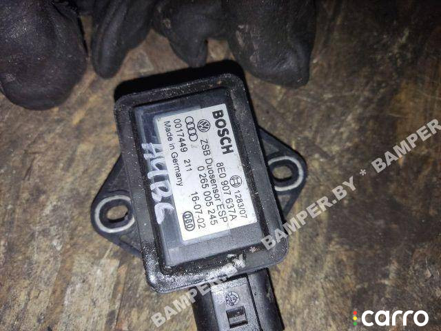 8E0907637A датчик удара Audi A4 B6 2003г. - фото №2