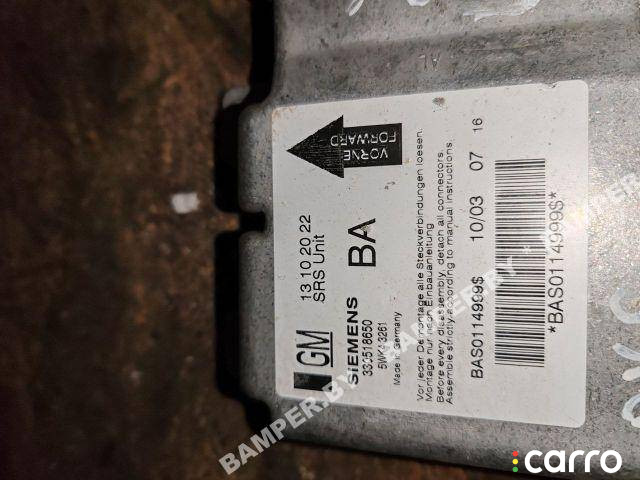 330518650, 13102000 Блок AirBag Opel Vectra C 2003г. - фото №2
