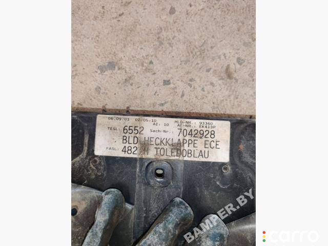 7042928 Накладка двери (крышки) багажника BMW 7 E65/E66 2003г. - фото №5