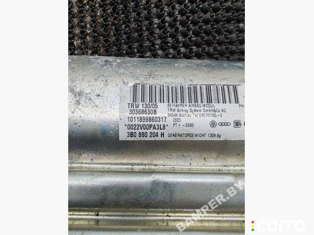 3B0880204H Подушка безопасности пассажира Volkswagen Passat B5 2003г. - фото №4