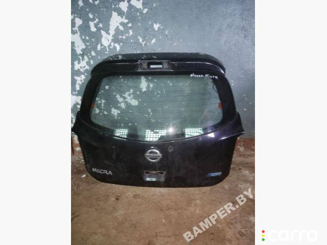 Крышка багажника (дверь 3-5) Nissan Micra 4 (K13) 2011г. - фото №1
