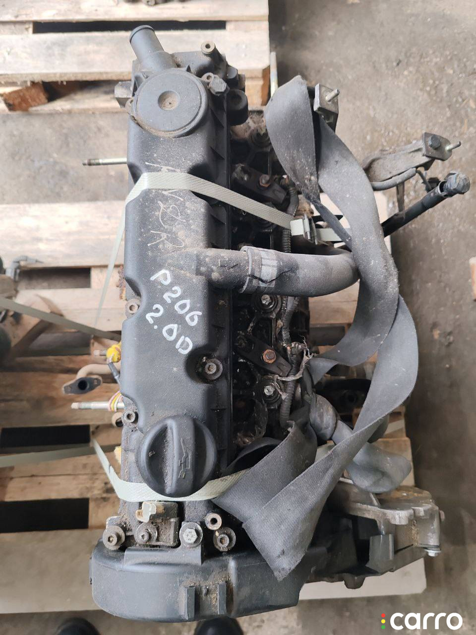 RHZ, RHY Двигатель Peugeot 206 2001г. - фото №2