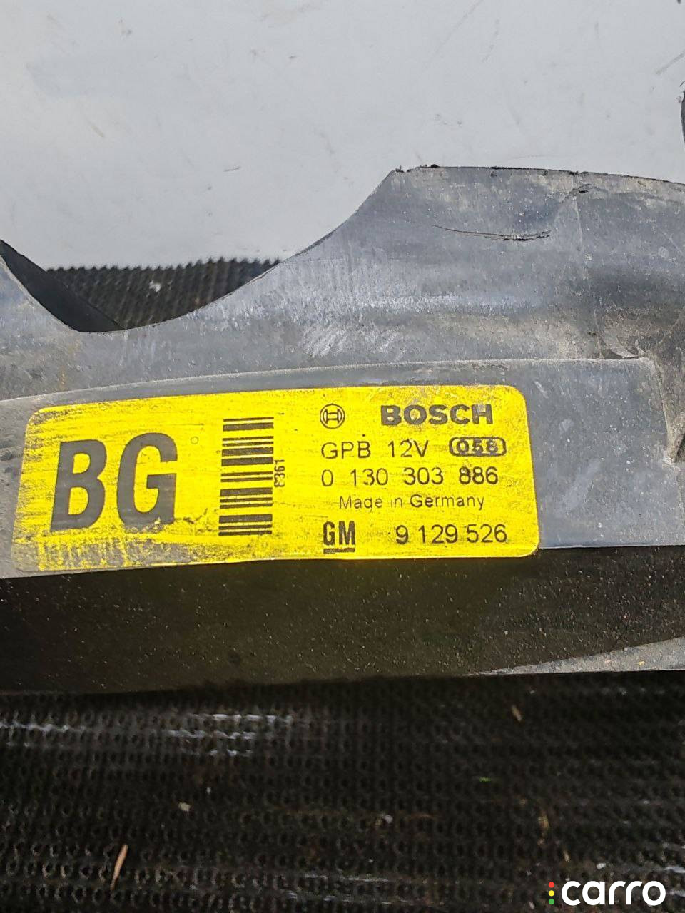 24431828, 0130303886, 9129526, 01303033246 Вентилятор радиатора Opel Astra 2002г. - фото №6