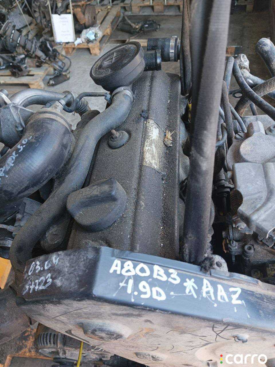 AAZ Двигатель Audi 80 B4 1995г. - фото №1