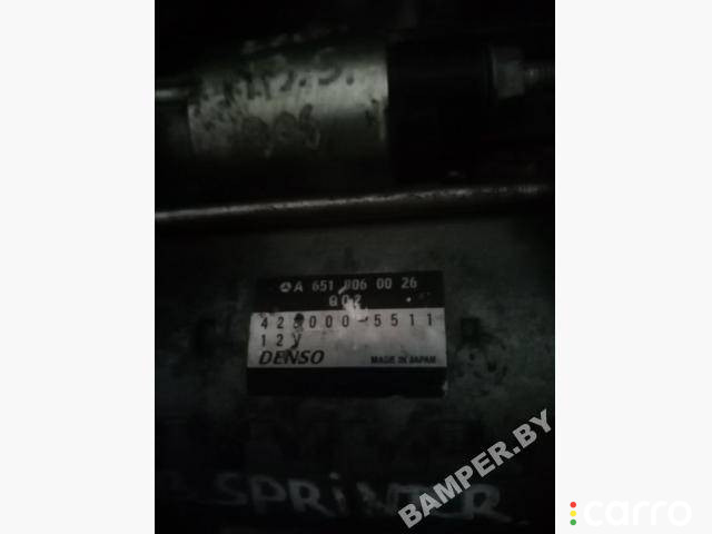 6519060026 Стартер Mercedes-Benz Sprinter W906 2008г. - фото №2