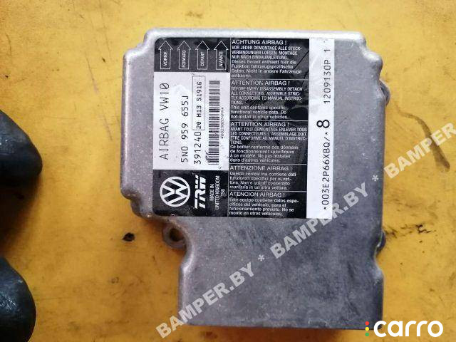5N0959655J Блок AirBag Volkswagen Passat B6 2010г. - фото №1