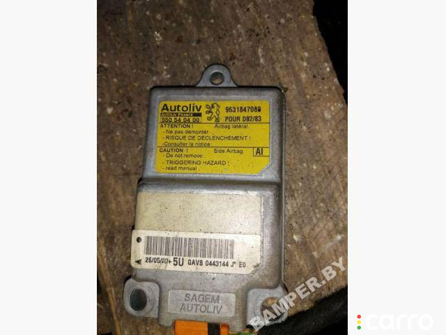 9631847080 Блок AirBag Peugeot 406 2002г. - фото №1