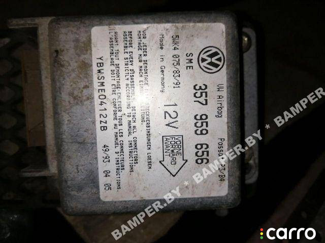 357959656 Блок AirBag Volkswagen Passat B3 1990г. - фото №1