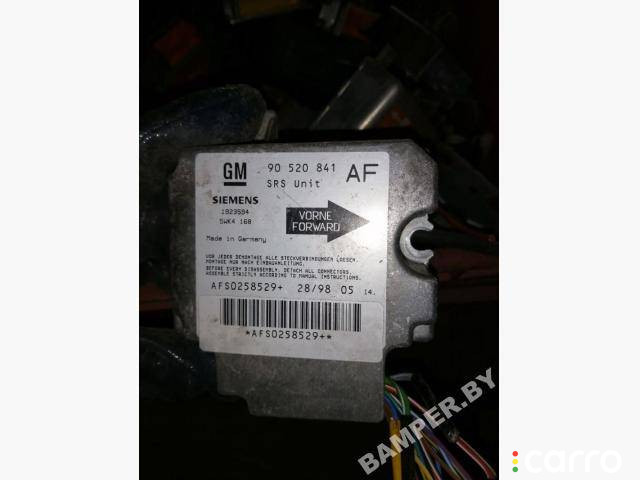 90520841 Блок AirBag Opel Astra F 1995г. - фото №1