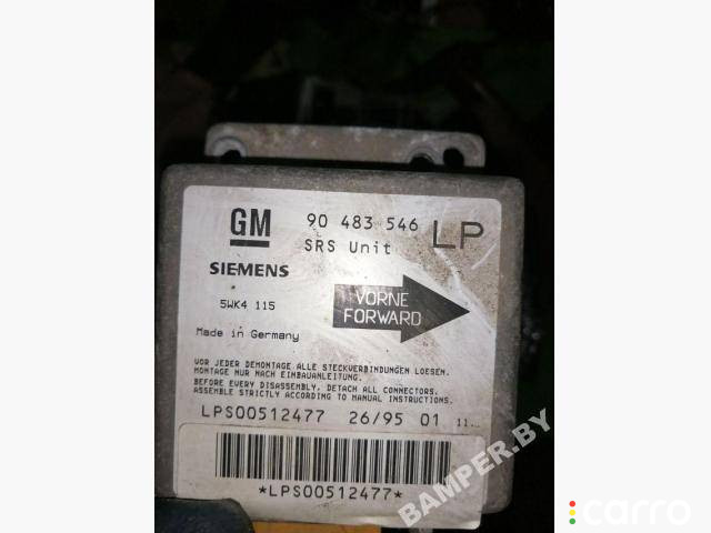 90483546 Блок AirBag Opel Tigra A 1998г. - фото №1