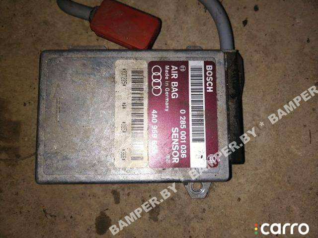 4A0959655, 0285001036 Блок AirBag Audi 100 C4 1992г. - фото №1